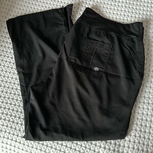 Purple Label by Healing Hands scrub pants black 2x petite